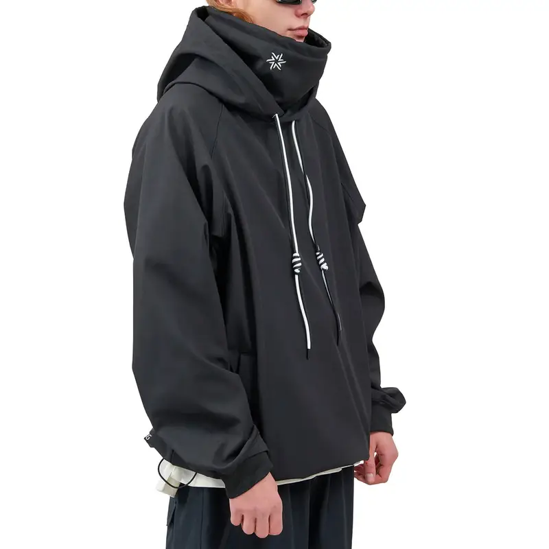 Snowall Felpa con Cappuccio Waterproof Uomo