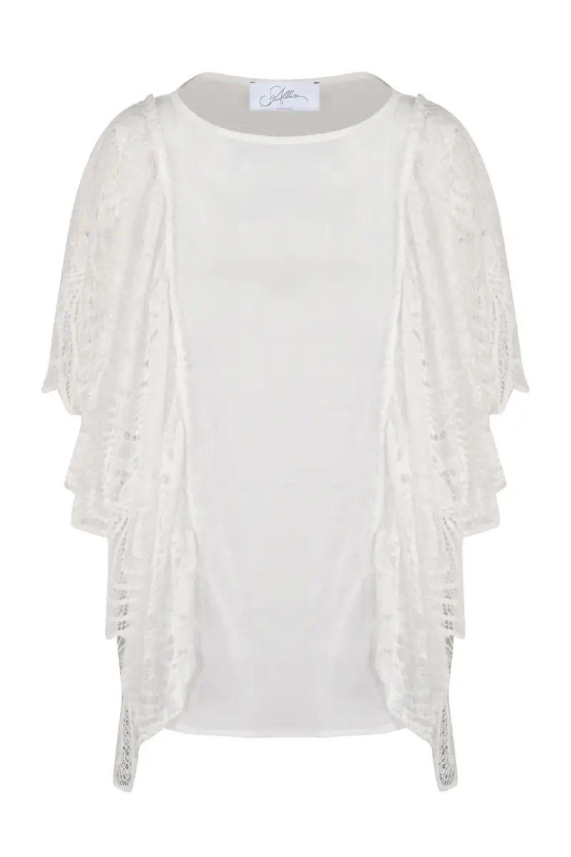 Blusa - 451644 - Bianco