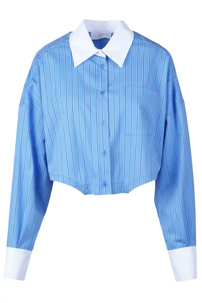 Camicia - 470047 - Bianco/Azzurro