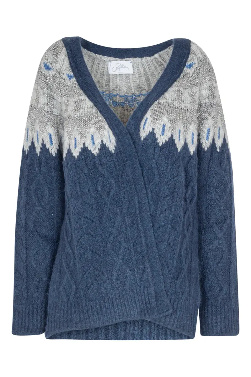 Cardigan - 441907 - Blu