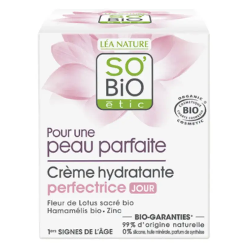 LÉa nature so bio étic Pour une peau parfaite - Crema Idratante Lisciante Pelle Perfetta, 50 ml