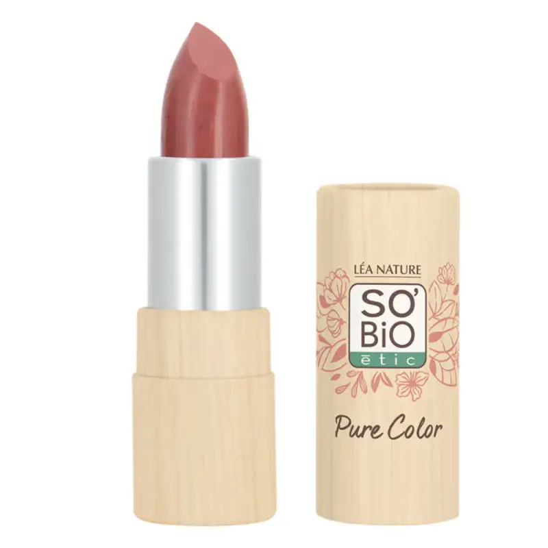 LÉa nature so bio étic Pure Color Rossetto Semi-Gloss 12 Bois de rose (5 g)
