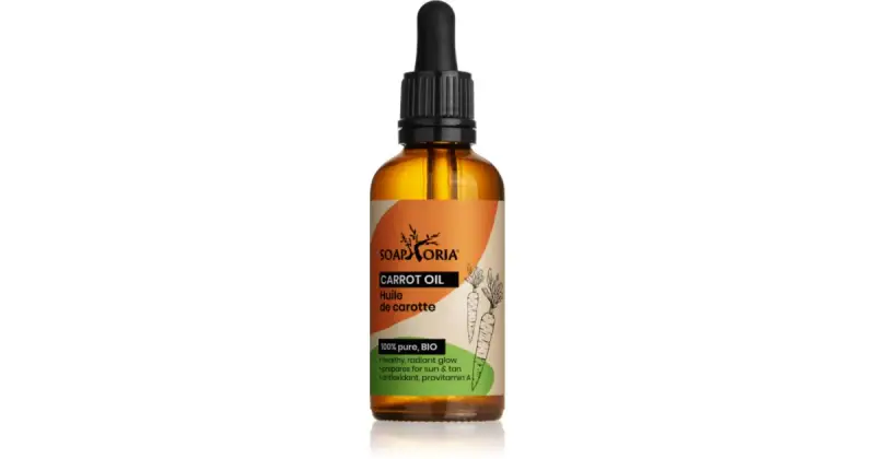Organic olio nutriente alla carota per viso, corpo e capelli 50 ml