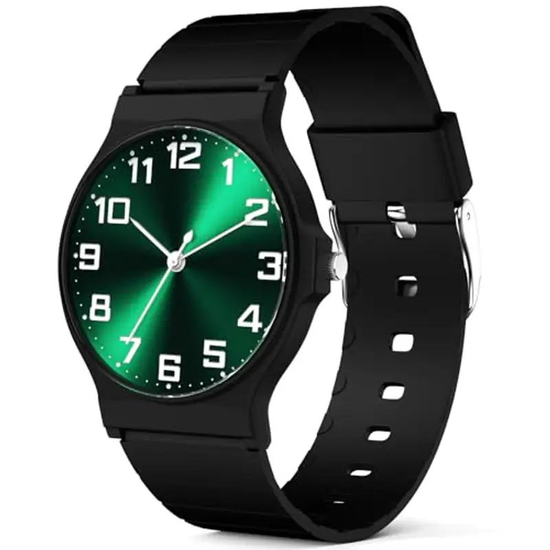 SOCICO Orologio analogico per bambini, orologio sportivo resistente all'acqua da 30 metri per 5-15 anni, orologio per