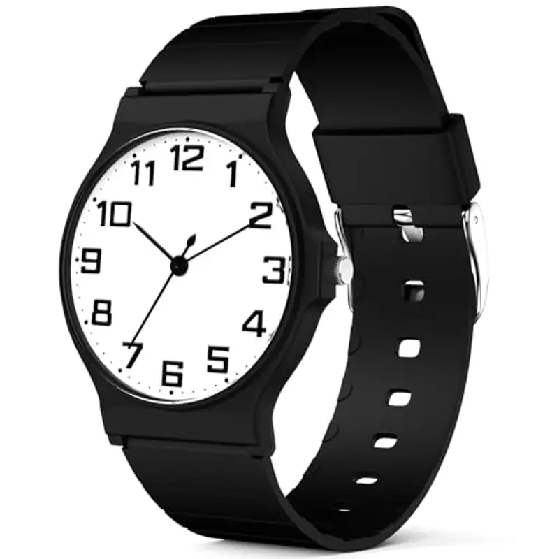 SOCICO Orologio analogico per bambini, orologio sportivo resistente all'acqua da 30 metri per 5-15 anni, orologio per