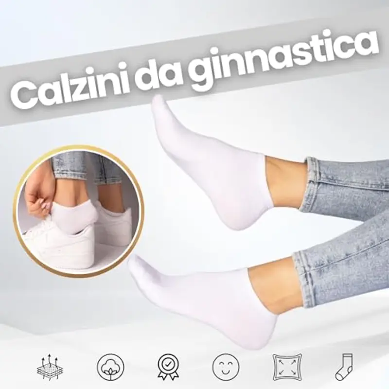 Sockenkauf24 Calze Uomo Bianco 2457502 miniatura 2