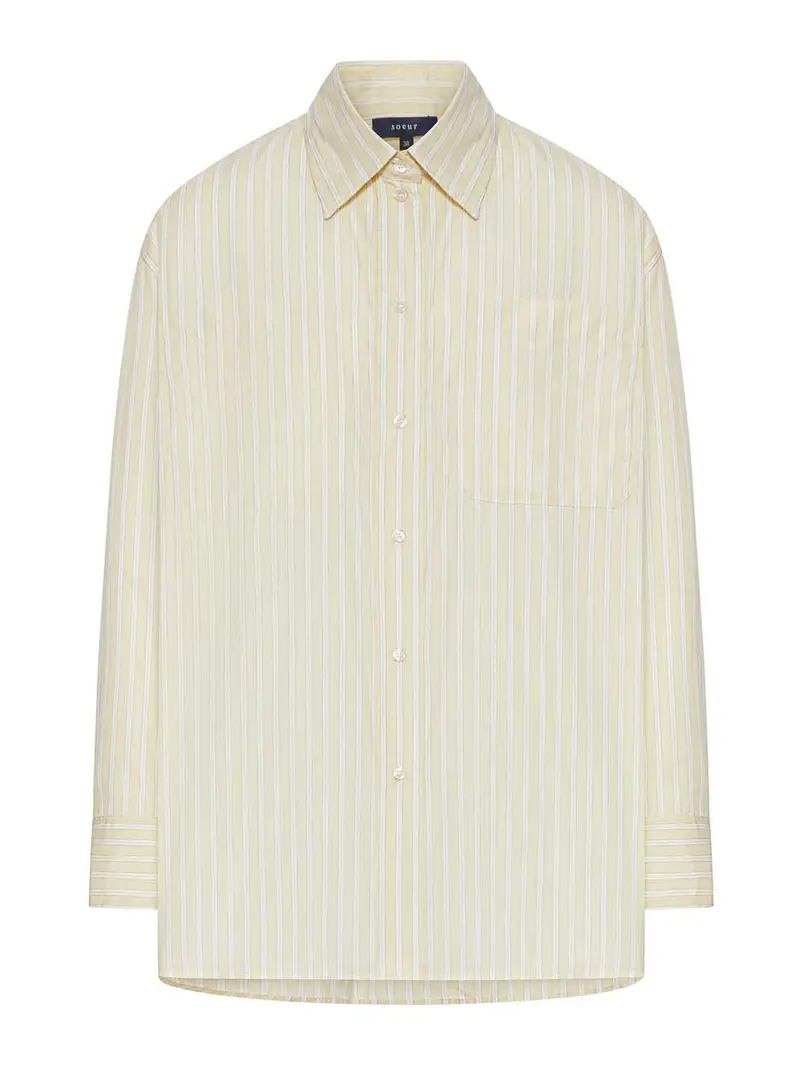 Camicia oversize Color Carne E Neutri