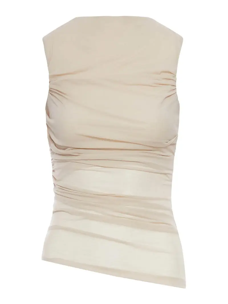 Maglietta Irina in cotone Color Carne E Neutri