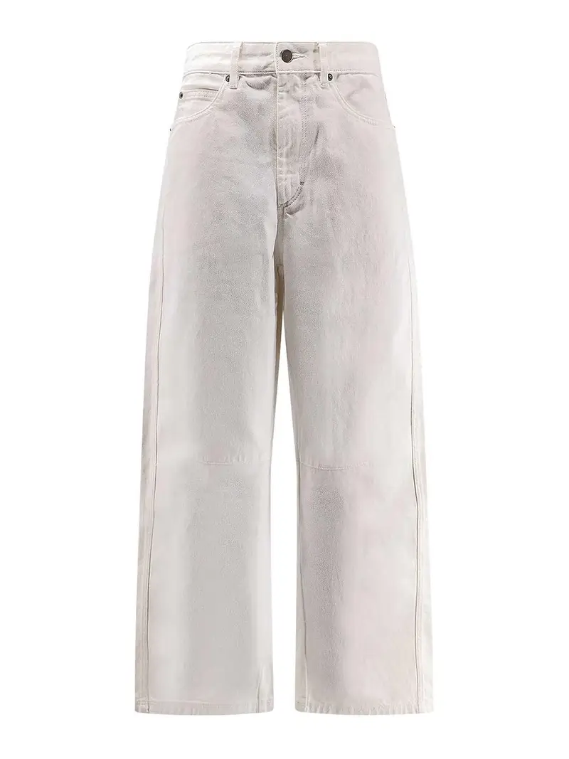 Pantaloni Eliott In Denim Bianco
