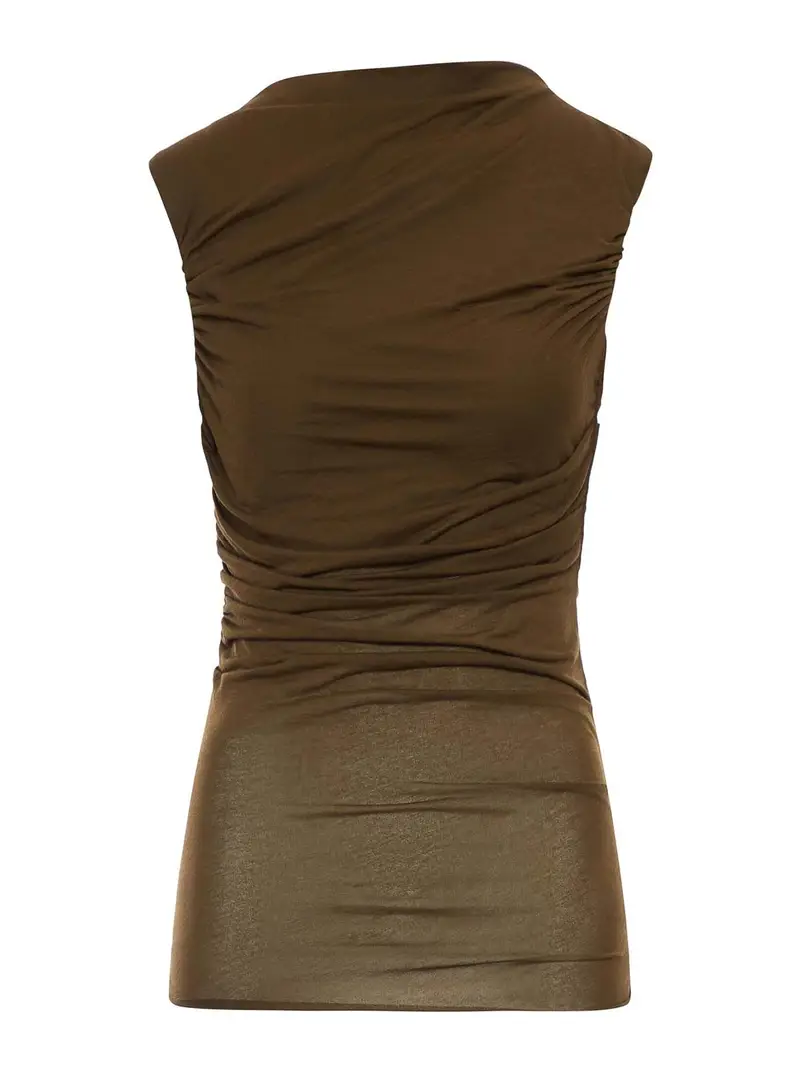 Top in cotone Irina Verde