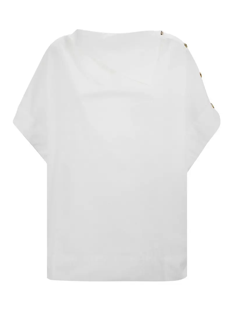 Top Issa In Cotone Biologico Bianco