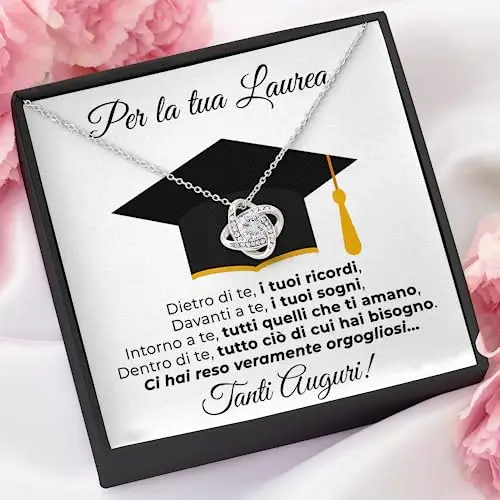 SOFIA FERRER Regalo Laurea Donna, Collana Argento 925, Idea Regalo Per Laurea, Catenina Argento 925 Donna, Idee Regali miniatura 2