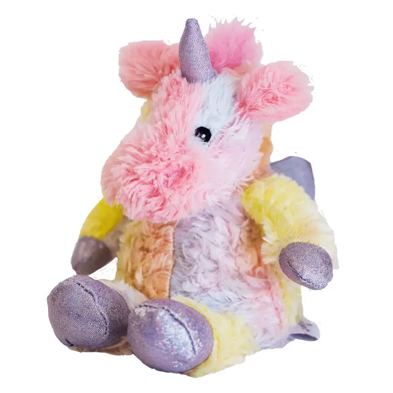 borsa dell'acqua calda Unicorno Arcobaleno Cozy Peluche Juniors