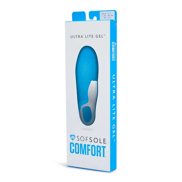 Ultra Lite Gel Unisex - Insoles Bianco White