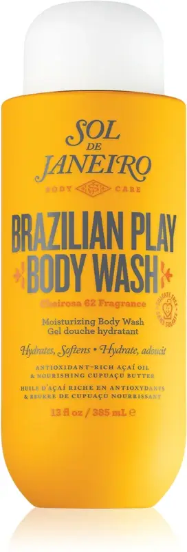 Brazilian 4Play Crema Doccia Idratante-Gel - Crema doccia idratante al profumo di pistacchi, caramello salato e vaniglia - 385ml