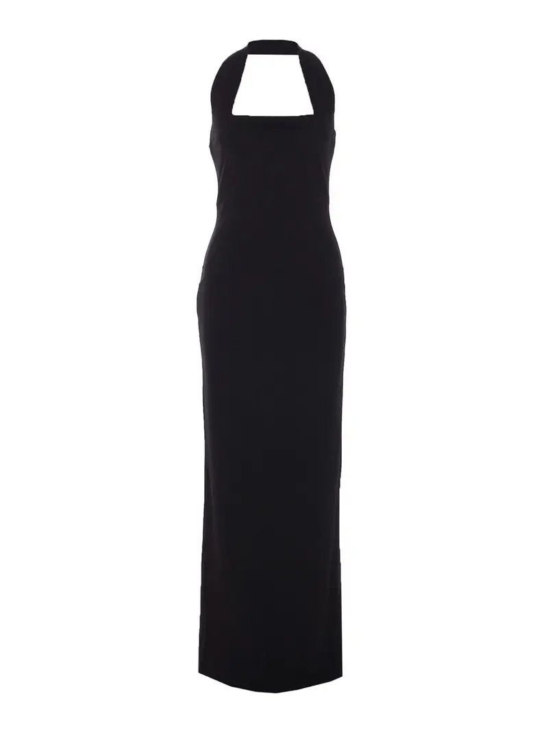 Black Liona Maxi Dress Nero