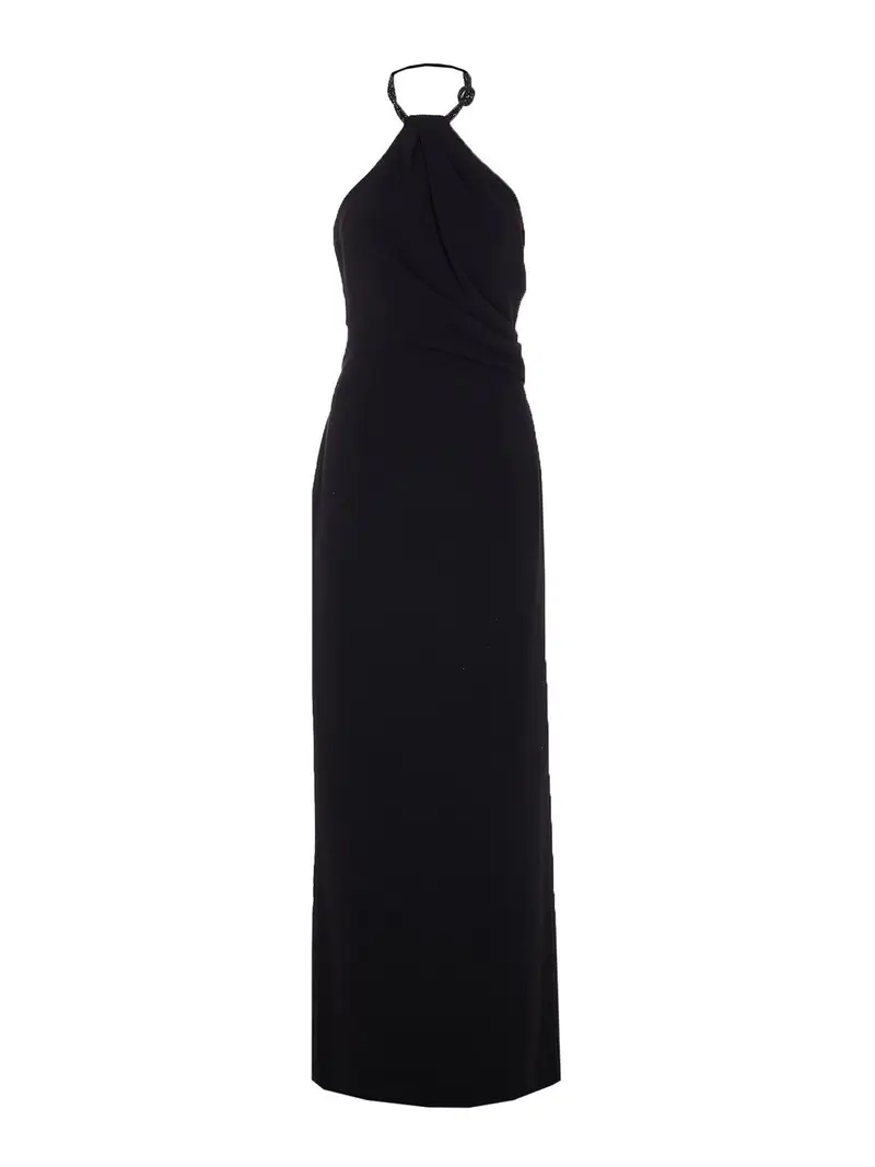 Black Riva Maxi Dress Nero