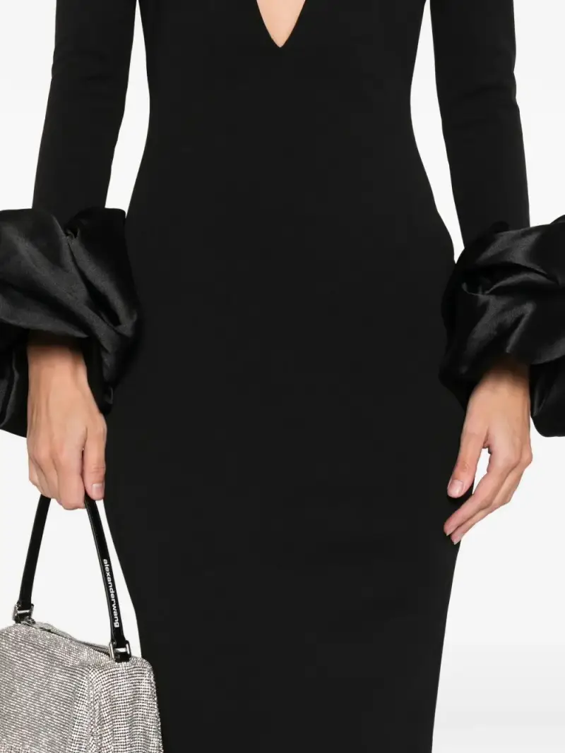 maxi dress solace london NERO miniatura 2