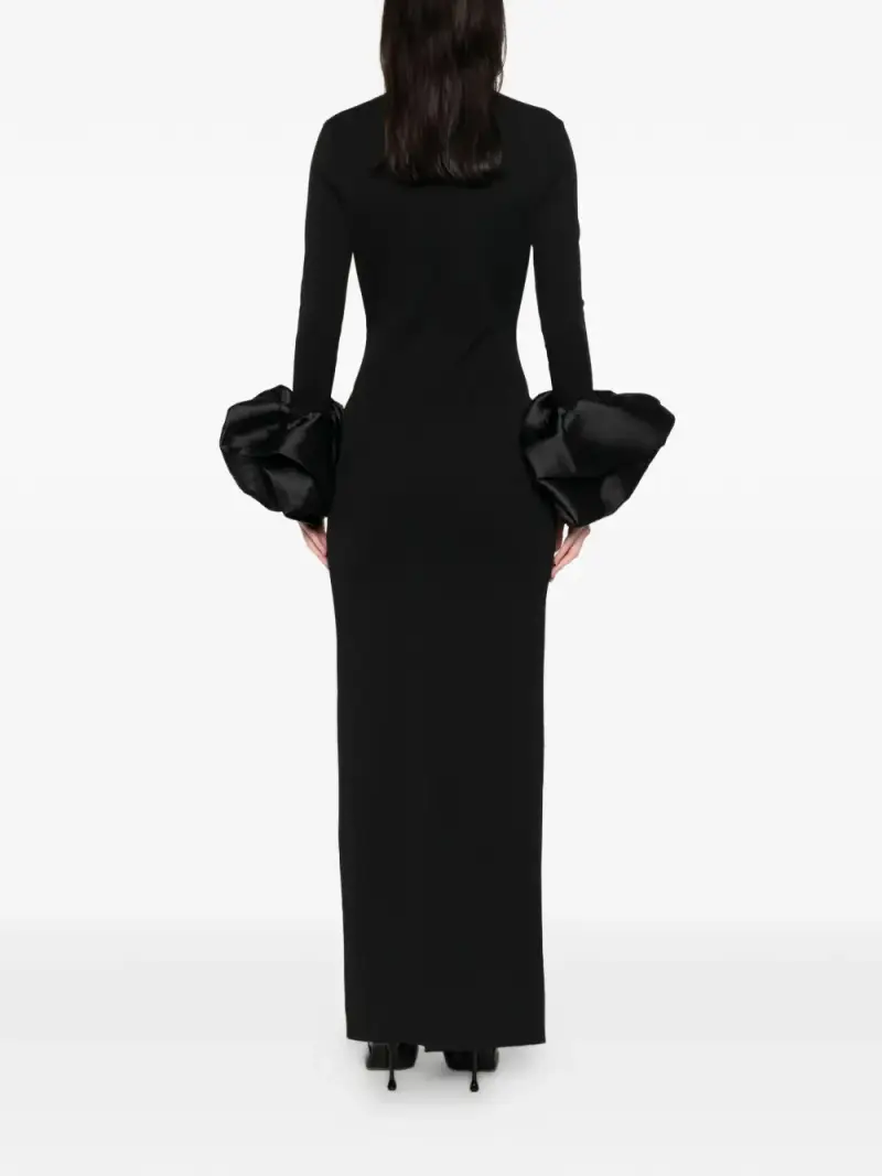 maxi dress solace london NERO miniatura 3