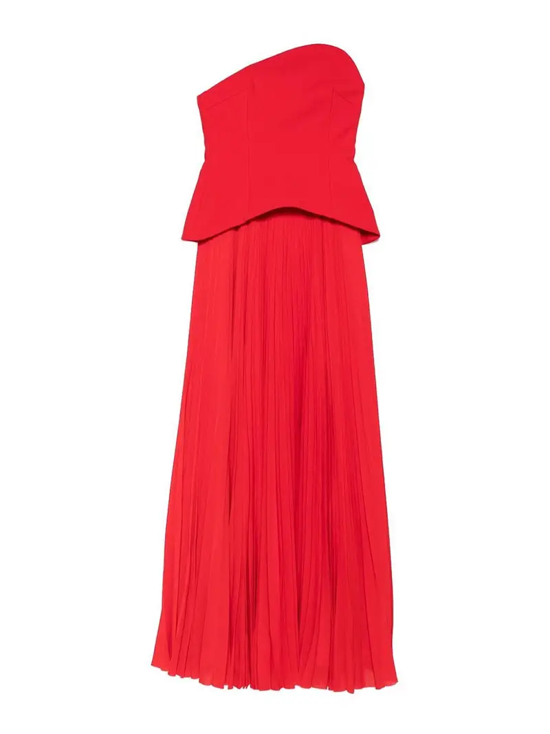 Vestito lungo Britt Rosso