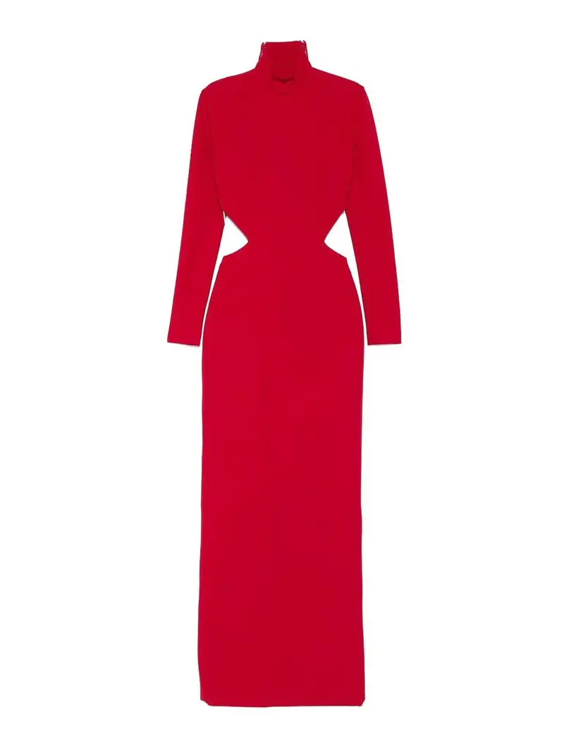 Vestito lungo Wilma Rosso