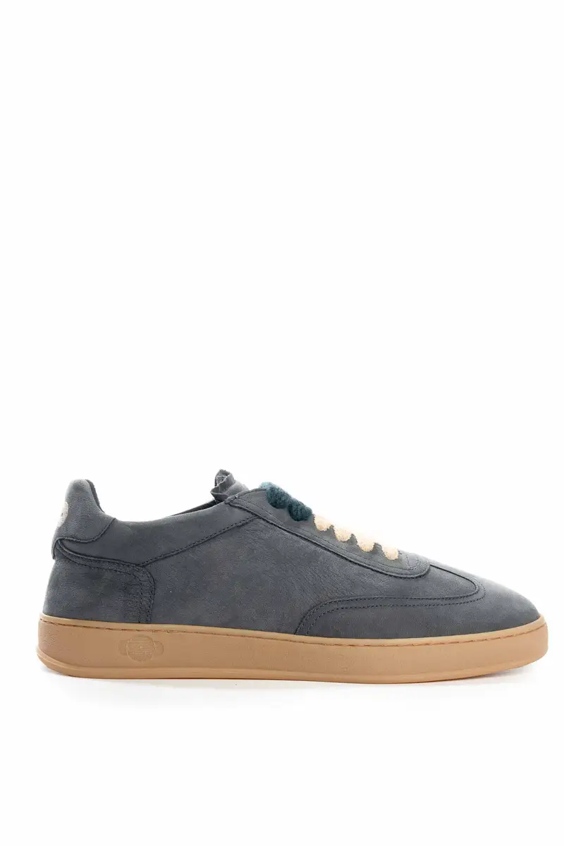 Sneaker Akira in pelle scamosciata nabuk Blu