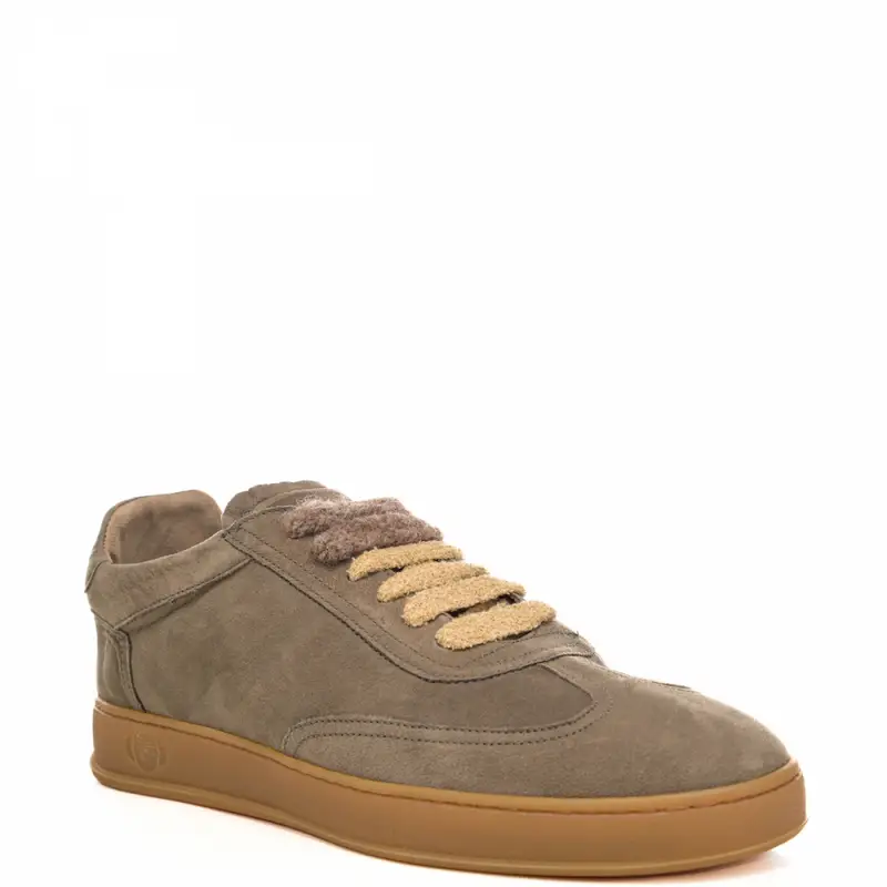 sneakers da uomo akira in suede con lacci in pile asfalto miniatura 2