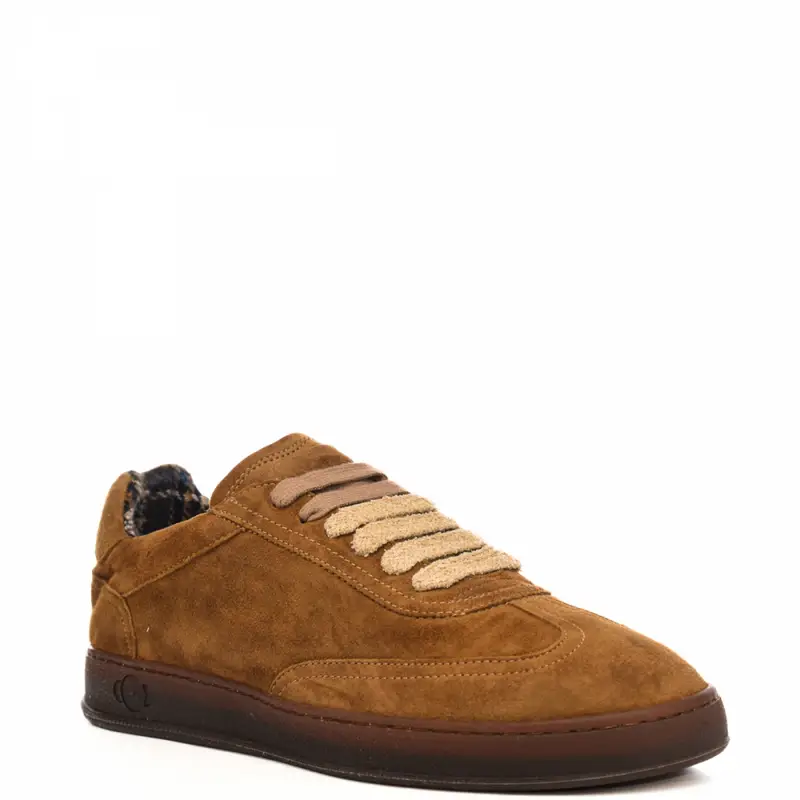 sneakers da uomo akira in suede con lacci in pile bale miniatura 2