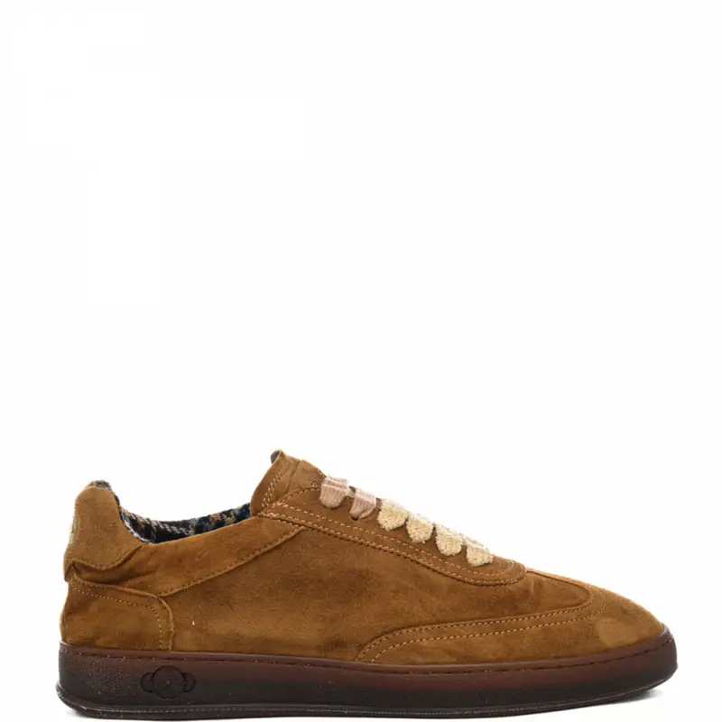 sneakers da uomo akira in suede con lacci in pile bale
