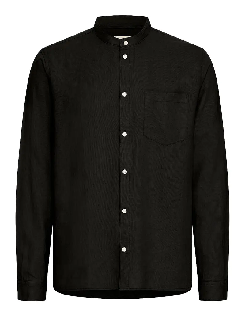 camicia solid sdallan da uomo - nero