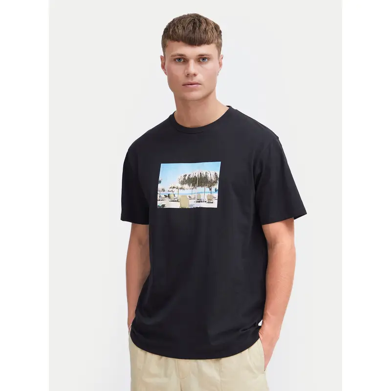 Solid T-shirt Nero 3204178