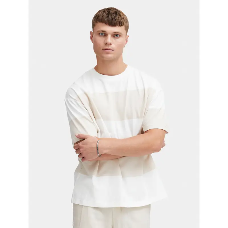 Solid T-shirt Beige 3204216