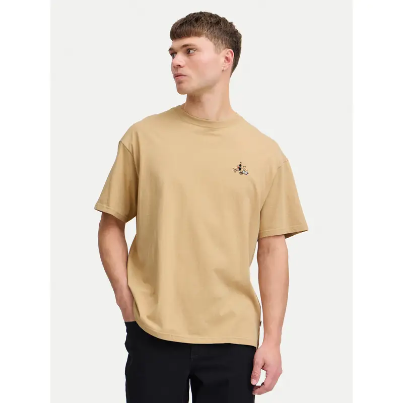 Solid T-shirt Marrone 3909293