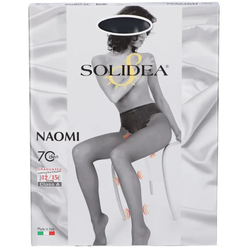 Naomi 70 Denari Collant velati Compressione 12 15mmHg Camel 2M