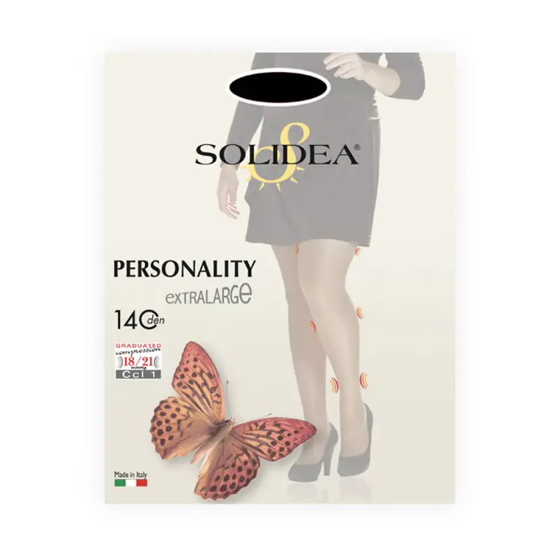 Personality 140Den Collant Eleganti Compressione 18 21mmHg 2XXL Nero