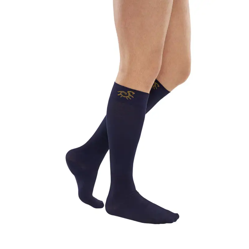 Socks Bamboo Carezza Gambaletto 13 17 mmHg 3L Nero