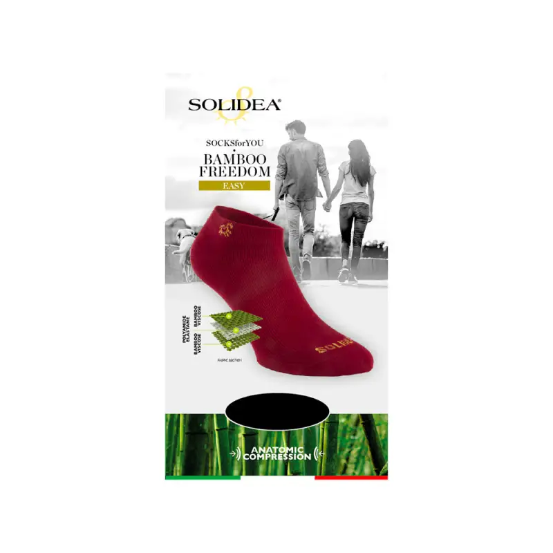 Socks for you Bamboo Freedom Easy Calzini Tessuto Traspirante 5XXL Rosso