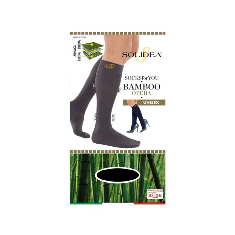 Socks For You Bamboo Opera Gambaletti 18 24 mmHg 1S Blu Navy