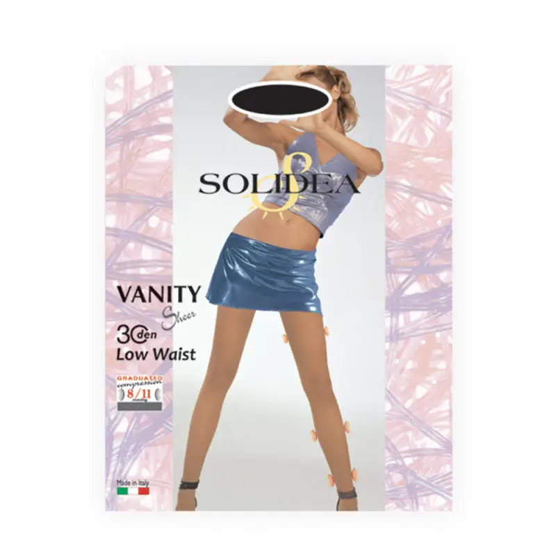 Vanity 30Sheer Collant Velati Vita Bassa 30Den 8 11mmHg 2M Camel