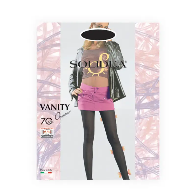 Vanity 70 Den Collant Opachi Vita Bassa 12 15mmHg 1S Blu Scuro