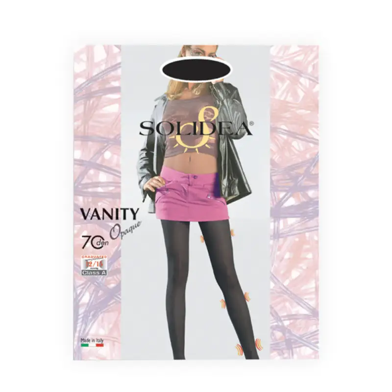 Vanity 70 Den Collant Opachi Vita Bassa 12 15mmHg 4L Blu Scuro