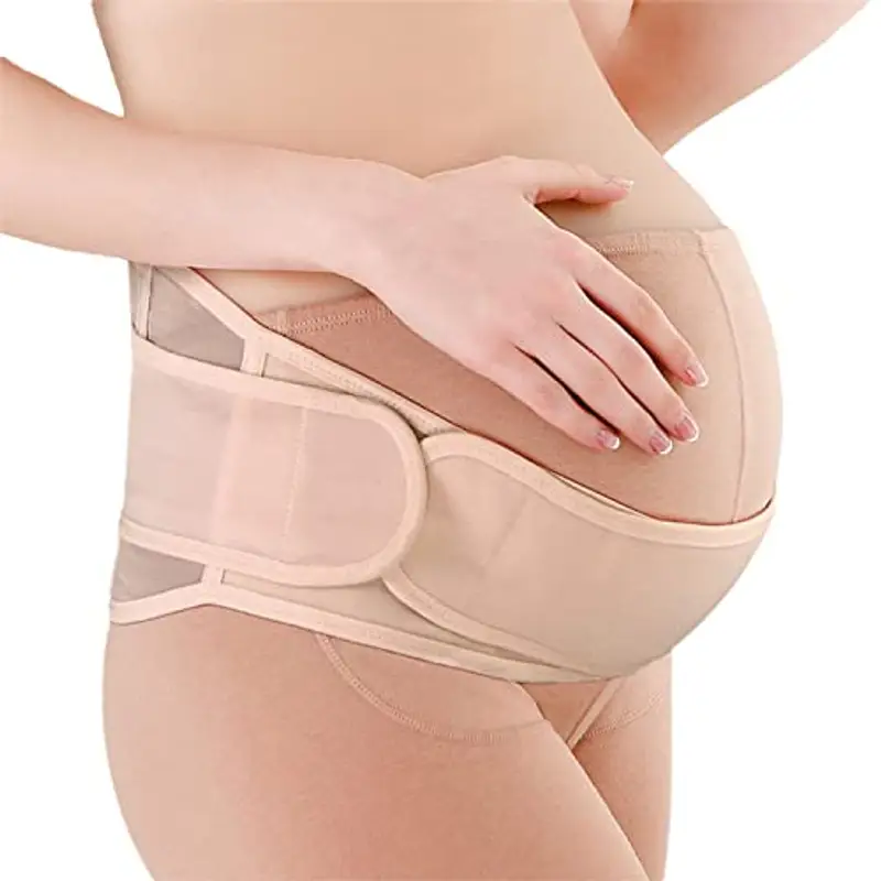 SOLO ACTFIT Fascia Gravidanza Beige