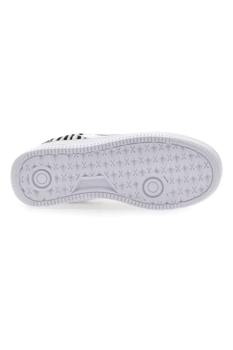 Sneakers Flatform Soprani Alex Bianche Animalier [WHITE miniatura 4