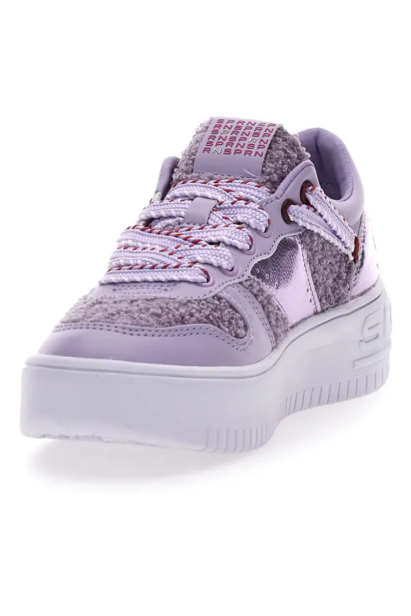 Sneakers Viola Soprani Sport Brescia Fur [LILLA] miniatura 3
