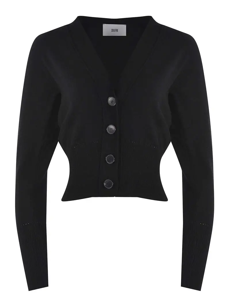 Solotre Cardigan Nero 3337309