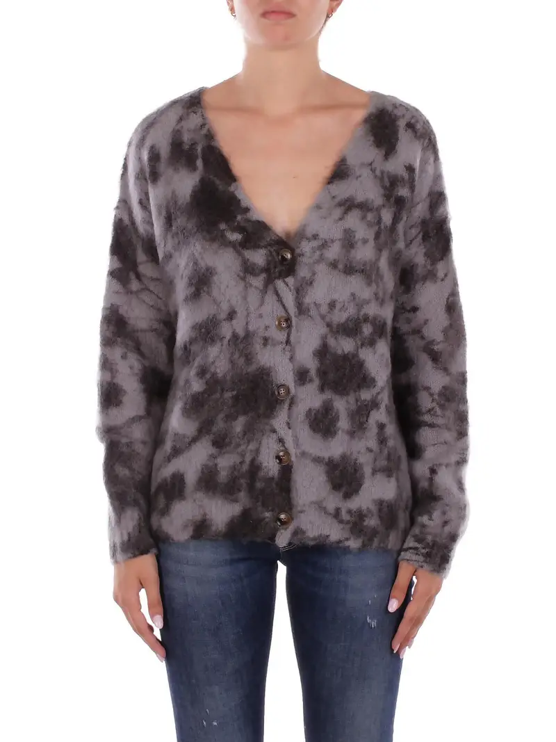 Solotre Cardigan Donna Argento 2954386