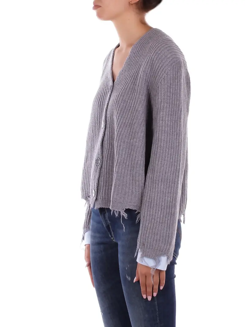 Solotre Cardigan Donna Argento 2954388 miniatura 2