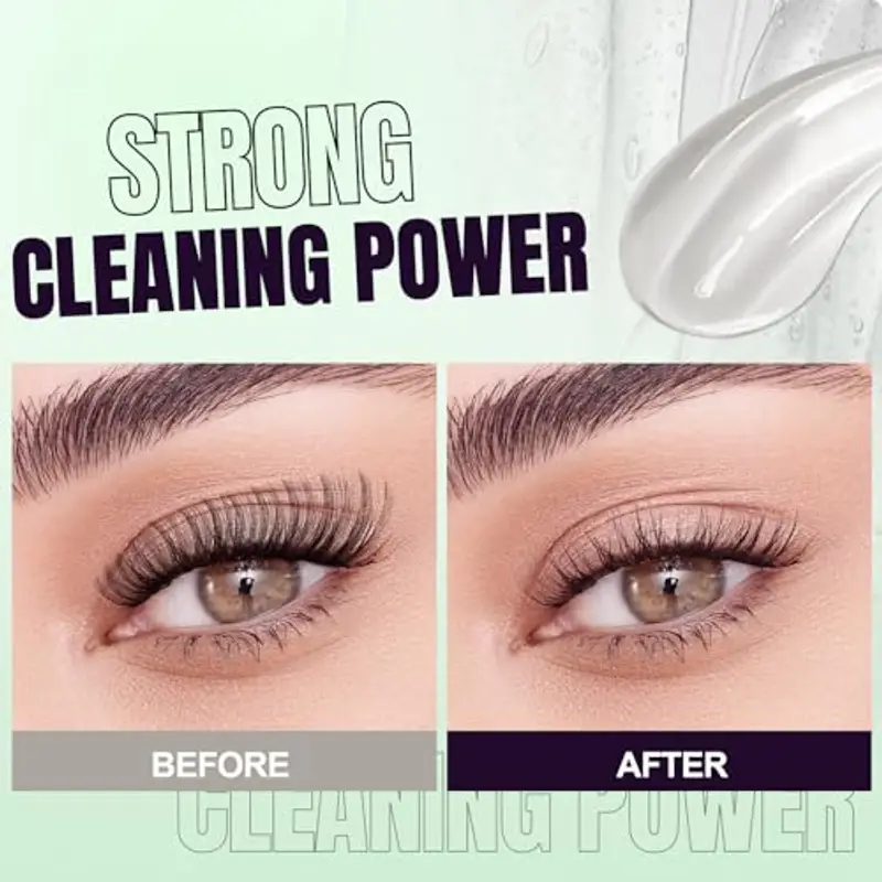 Solvente per Extension Ciglia 10g Rimuovi Ciglia Ad Azione Delicata E Rapida, Sicuro per Gli Occhi Sensibili, Rimuovi Colla per Ciglia per Extension(Grigio - Gusto Cantalupo) miniatura 2