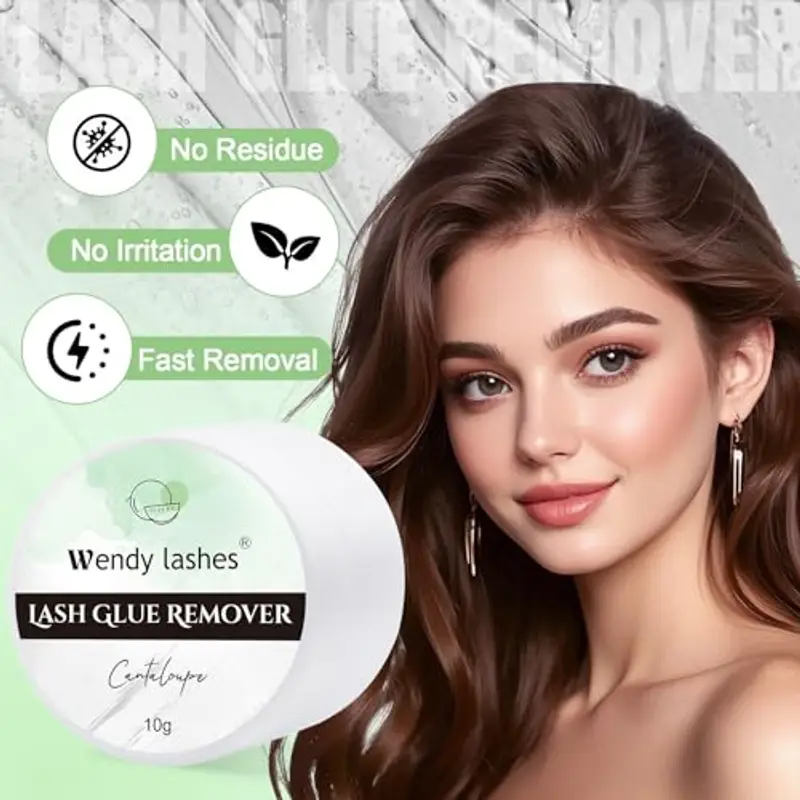 Solvente per Extension Ciglia 10g Rimuovi Ciglia Ad Azione Delicata E Rapida, Sicuro per Gli Occhi Sensibili, Rimuovi Colla per Ciglia per Extension(Grigio - Gusto Cantalupo) miniatura 3