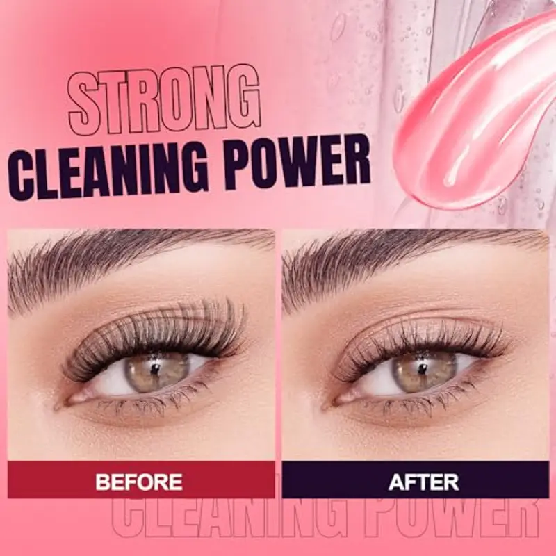 Solvente per Extension Ciglia 10g Rimuovi Ciglia Ad Azione Delicata E Rapida, Sicuro per Gli Occhi Sensibili, Rimuovi Colla per Ciglia per Extension(Rosso - Nessun Sapore) miniatura 2